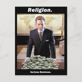 David Miscavige Scientology Meme Postcard