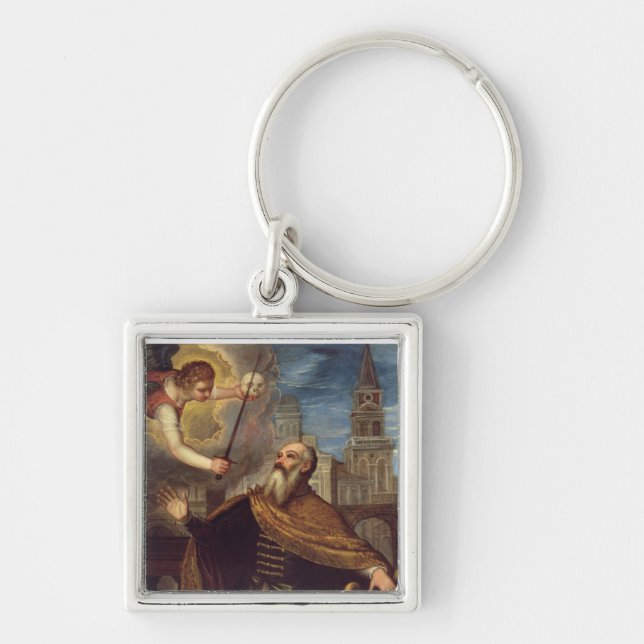 David (oil on panel) key ring (Front)