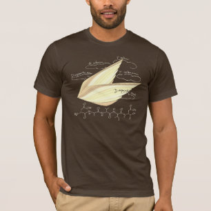 DAVID peptide, AUC theme, custom text, dark T-Shirt