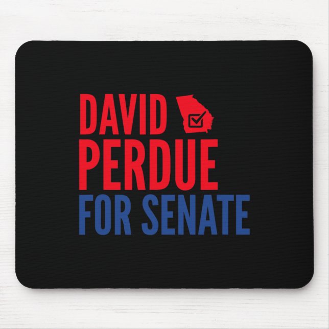 David Perdue For Senate 2020 Election  Mouse Mat (Front)
