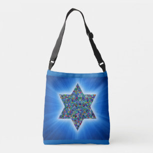 David Star made with Gemstones in All Colours Crossbody Bag