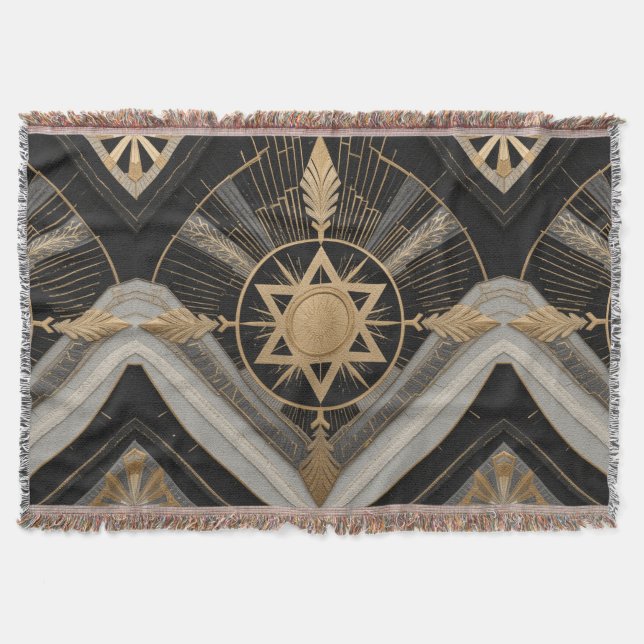 David Star Throw Blanket (Front)