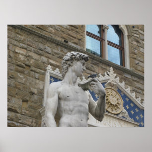 David Statue Michelangelo in Italy Poster