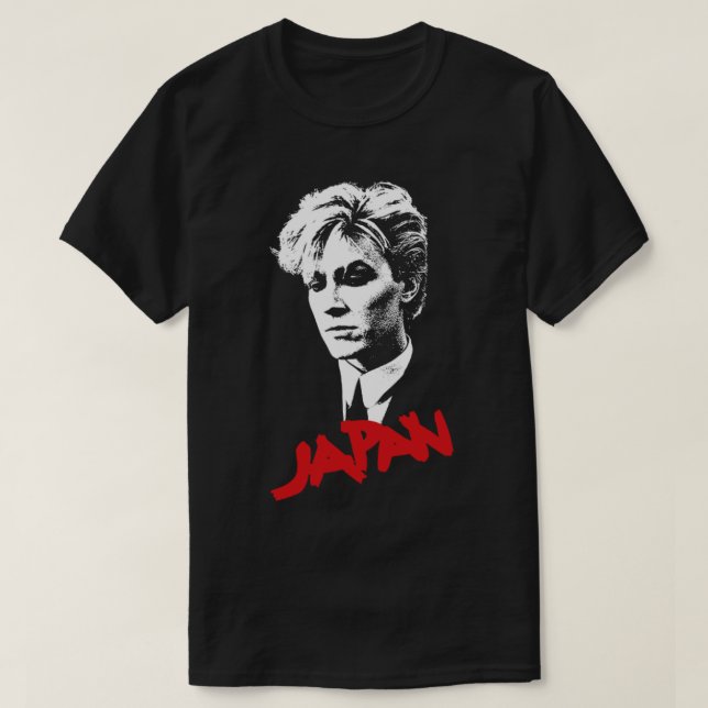 David Sylvian Retro Fan Art T-Shirt (Design Front)