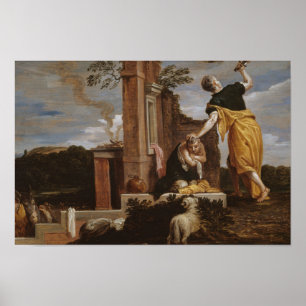 David Teniers the Younger - Abraham's Sacrifice of Poster