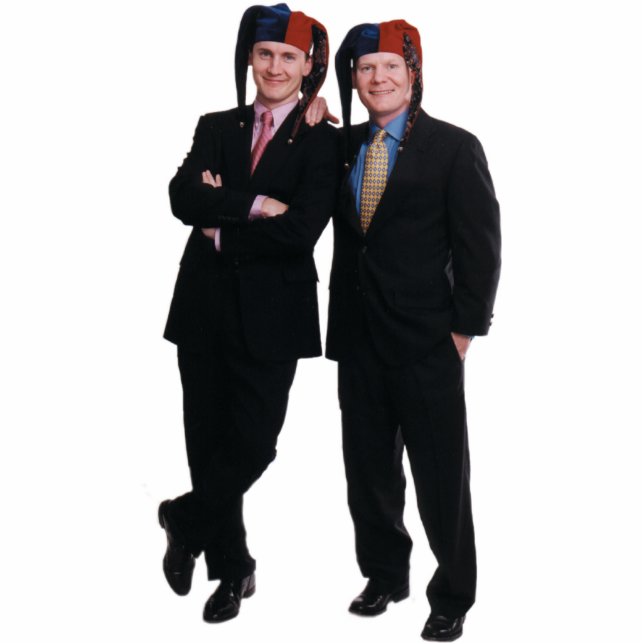 David & Tom Gardner Photo Stand-Up Standing Photo Sculpture (Front)