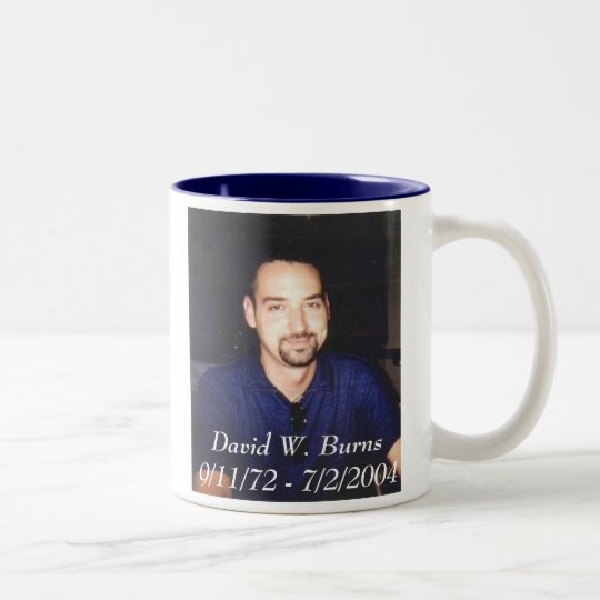 David W. Burns Two-Tone Coffee Mug