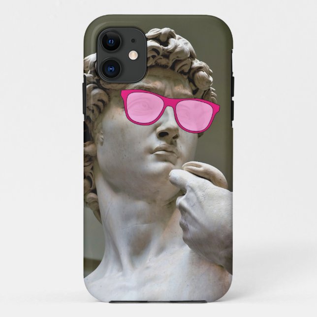 David wears rose coloured glasses    Case-Mate iPhone case (Back)