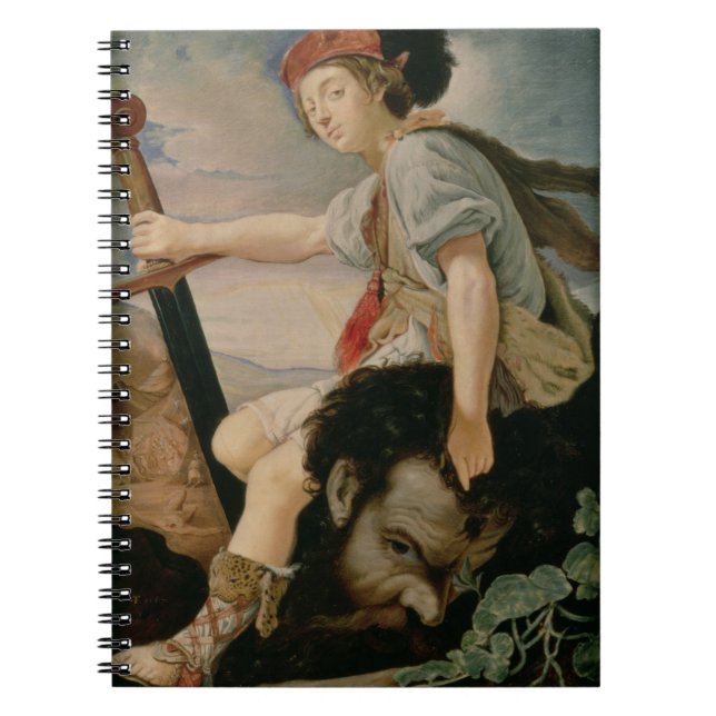 David with the Head of Goliath Notebook (Front)