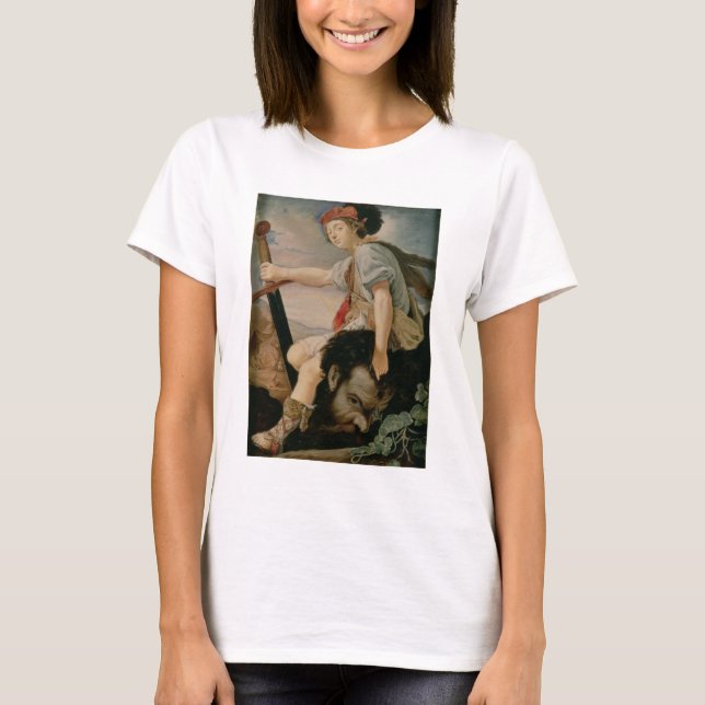 David with the Head of Goliath T-Shirt (Front)