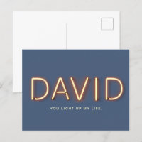 David You Light Up My Life Neon Lights