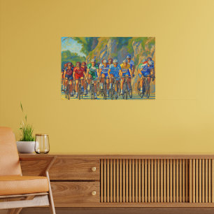 Davide Rebellin Col d'Eze Paris-Nice 2008 Faux Pai Poster