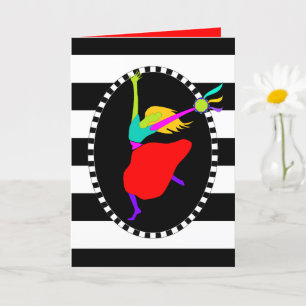 Davidic Dancer greeting card