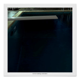 DAVID'S POOL SERIES 09c_04- 3D Computer ART Poster