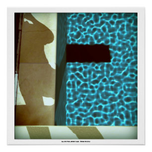 DAVID'S POOL SERIES 10e05- 3D Computer ART Poster