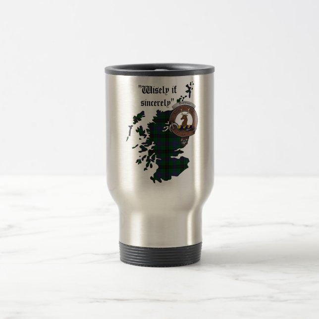 Davidson Clan Badge Travel Mug (Center)