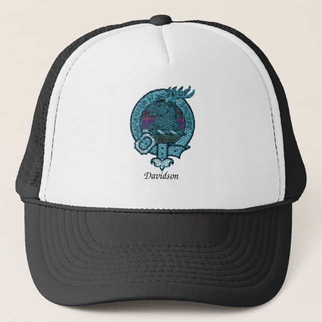 Davidson Clan Crest Trucker Hat (Front)