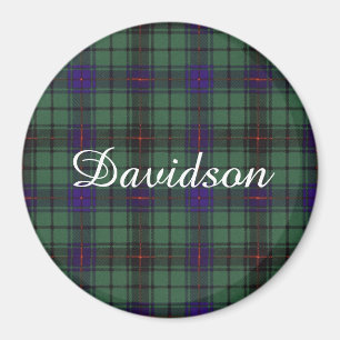 Davidson clan Plaid Scottish tartan Magnet