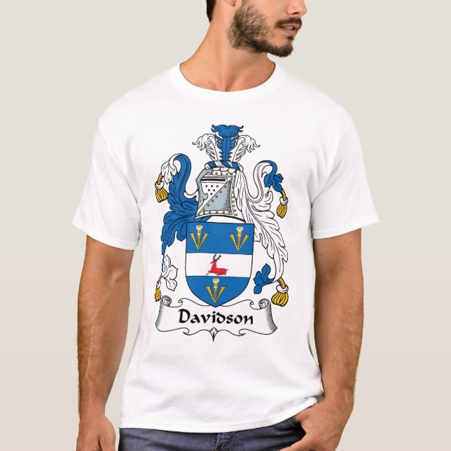 Davidson Family Crest T-Shirt (Front)