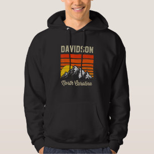 Davidson North Carolina Retro City State Vintage U Hoodie