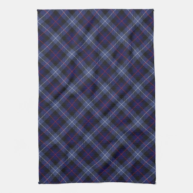 Davidson Scottish Clan Tartan Kitchen Towel (Vertical)