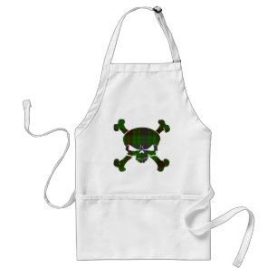 Davidson Tartan Skull No Banner Apron