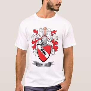 Davies Family Crest Coat of Arms T-Shirt