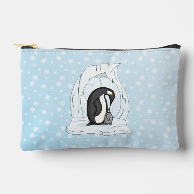 Davin and Annie the Penguins Accessory Pouch (Front)
