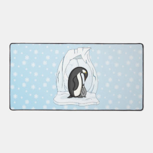 Davin and Annie the Penguins Desk Mat