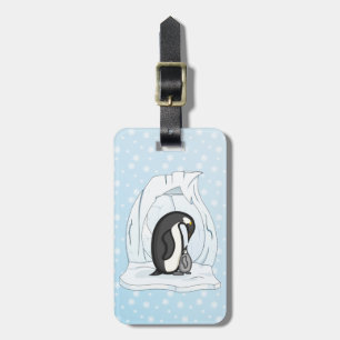 Davin and Annie the Penguins Luggage Tag