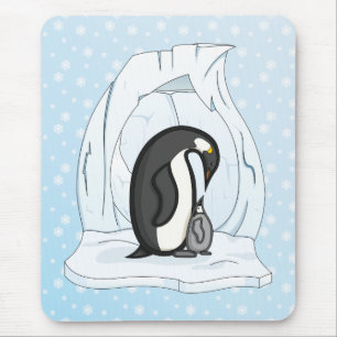 Davin and Annie the Penguins Mousepad
