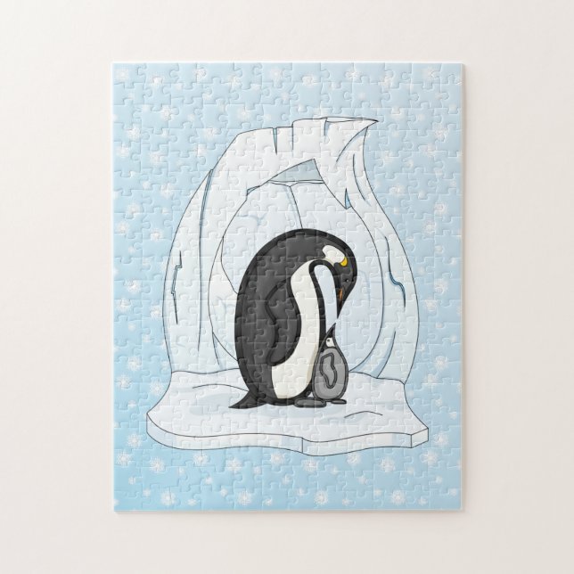 Davin and Annie the Penguins Puzzle (Vertical)