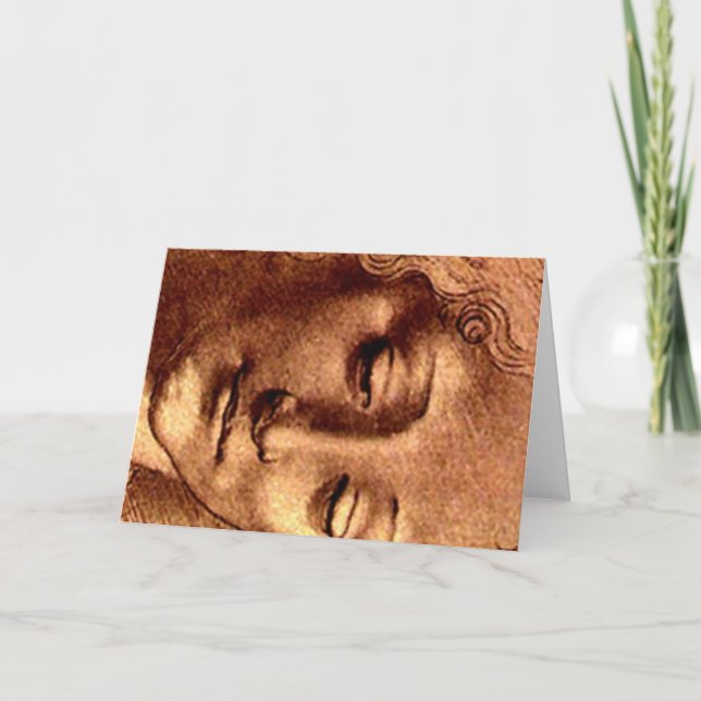 Davinci drawing  Card (Front)