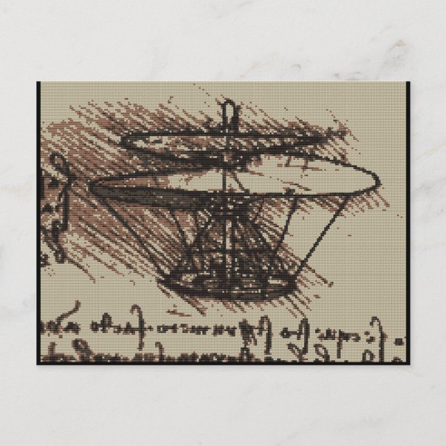 DAVINCI HELO POSTCARD (Front)