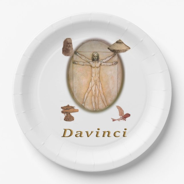 Davinci Paper Plate (Front)
