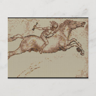 DAVINCI RIDER II POSTCARD