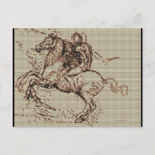 DAVINCI RIDER POSTCARD