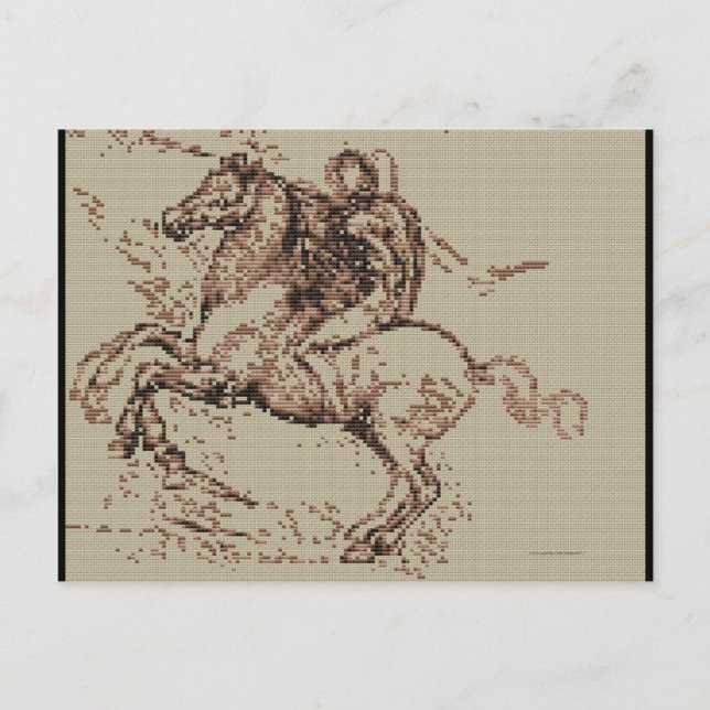 DAVINCI RIDER POSTCARD (Front)