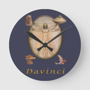 Davinci Round Clock