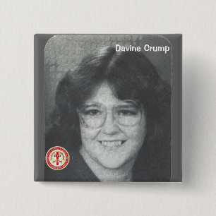 Davine Crump 15 Cm Square Badge