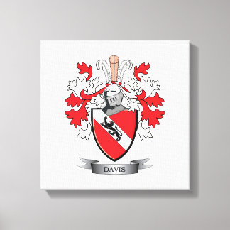 Davis Coat of Arms Canvas Print