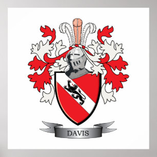 Davis Coat of Arms Poster