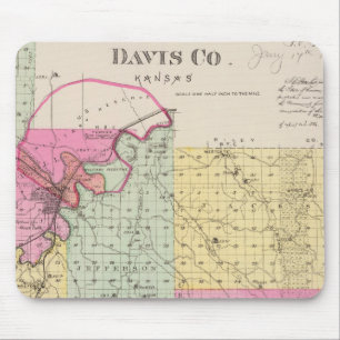 Davis County, Kansas Mouse Mat