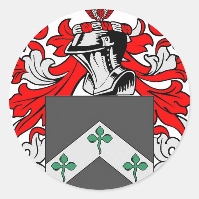 Davis (Ireland) Coat of Arms Classic Round Sticker (Front)