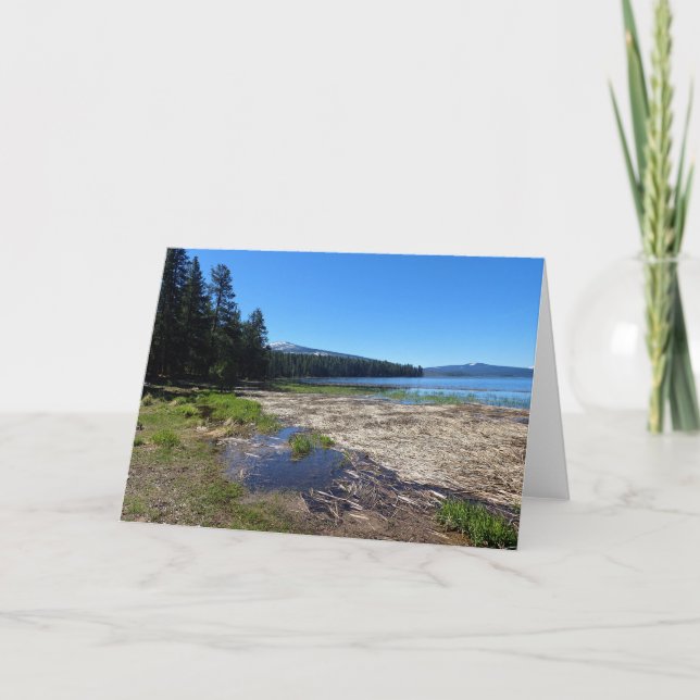 Davis Lake, Oregon Card (Front)