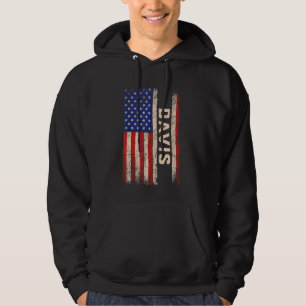 Davis Last Name Shirt Davis Name American Flag
