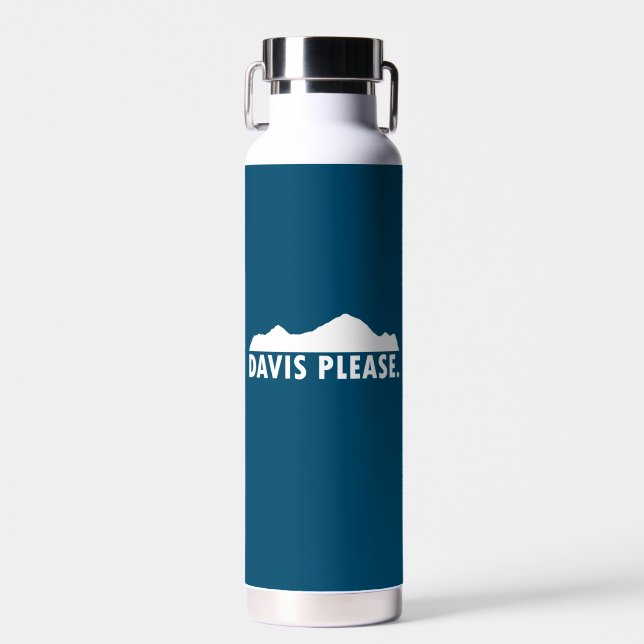 Davis West Virginia Please Water Bottle (Front)