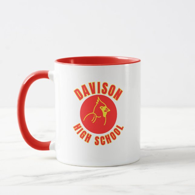 Davison High School Michigan Coffee Mug (Left)