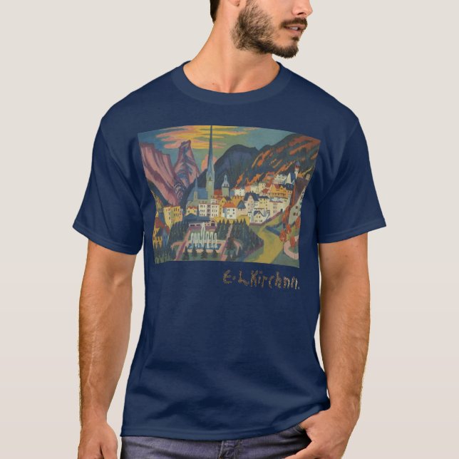 Davos in Summer (1925) by Ernst Ludwig Kirchner T-Shirt (Front)