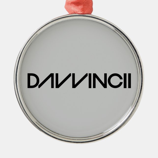 Davvincii Metal Tree Decoration (Front)